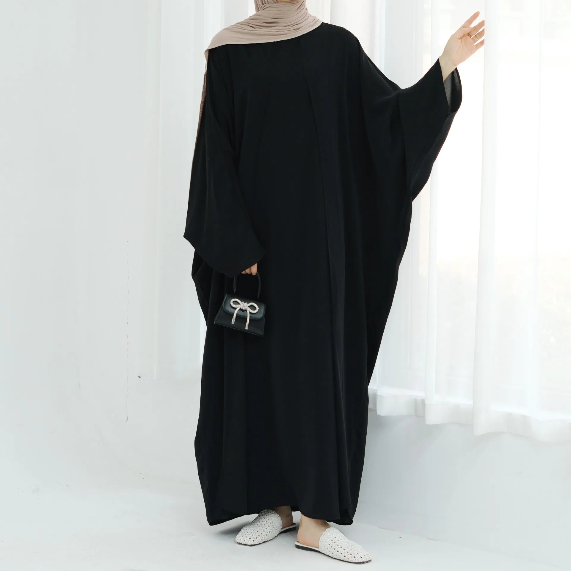 Turkey Arabic Muslim Women Abayas Long Maxi Dress Dubai Saudi Kaftan Islam Party Gown Ramadan Kaftan Modest Caftan Robe Vestidos