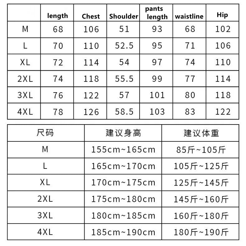 Autumn and Spring New Fashion Trend Outdoor Sports Jacket Set Men's Casual Loose Sports Plus Size High Quality Two-piece Set
