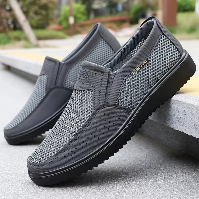 Mesh Breathable Surface Man Shoes Soft Sole Casual Sneakers  Breathable Men'S Summer Sneakers Free Shiping Shoe