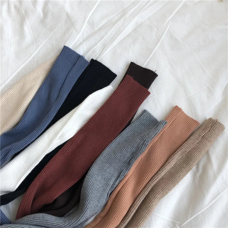 Elegant Turtleneck Women's Sweater Autumn Winter Pullover Slim Bottoming Knitted Tops Casual Long Sleeve Jumper Pull Femme