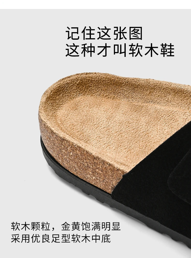 Man's Leather Sandal for Men Beach Sandals Men 2024 Designer Men's Shoes Men's Comfortable Slipper Original Brands Shoes Summer