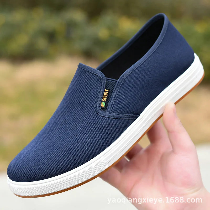 Men's Shoes Casual Sneakers Summer Lightweight Canvas Breathable Anti Slip Flat Shoes Affordable Free Shipping