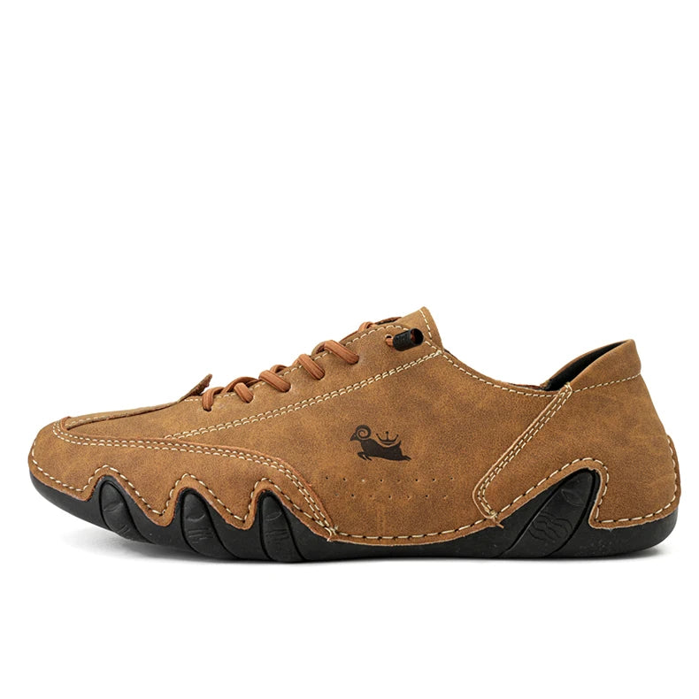 Men Leather Casual Shoes Free Shipping Sneakers Low Top Comfortable Italian Mens Shoes Luxury Designer Loafers Moccasin Shoe Man