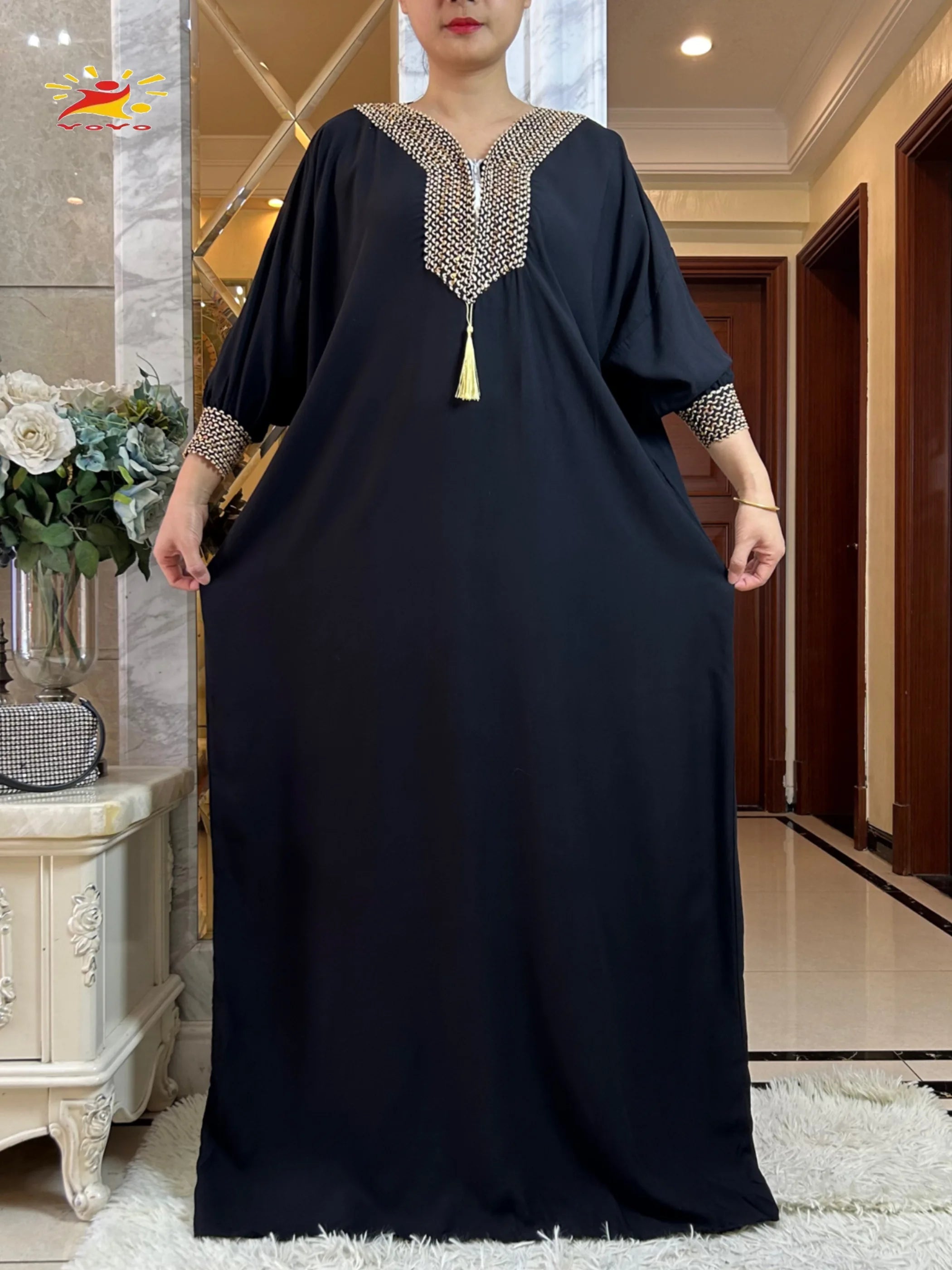 New Women Autumn Sundress Muslim Hijab Dresses Turkey Abaya Dubai Robe Femme Elegant Long Sleeve Party Maxi Vestidos Kaftan