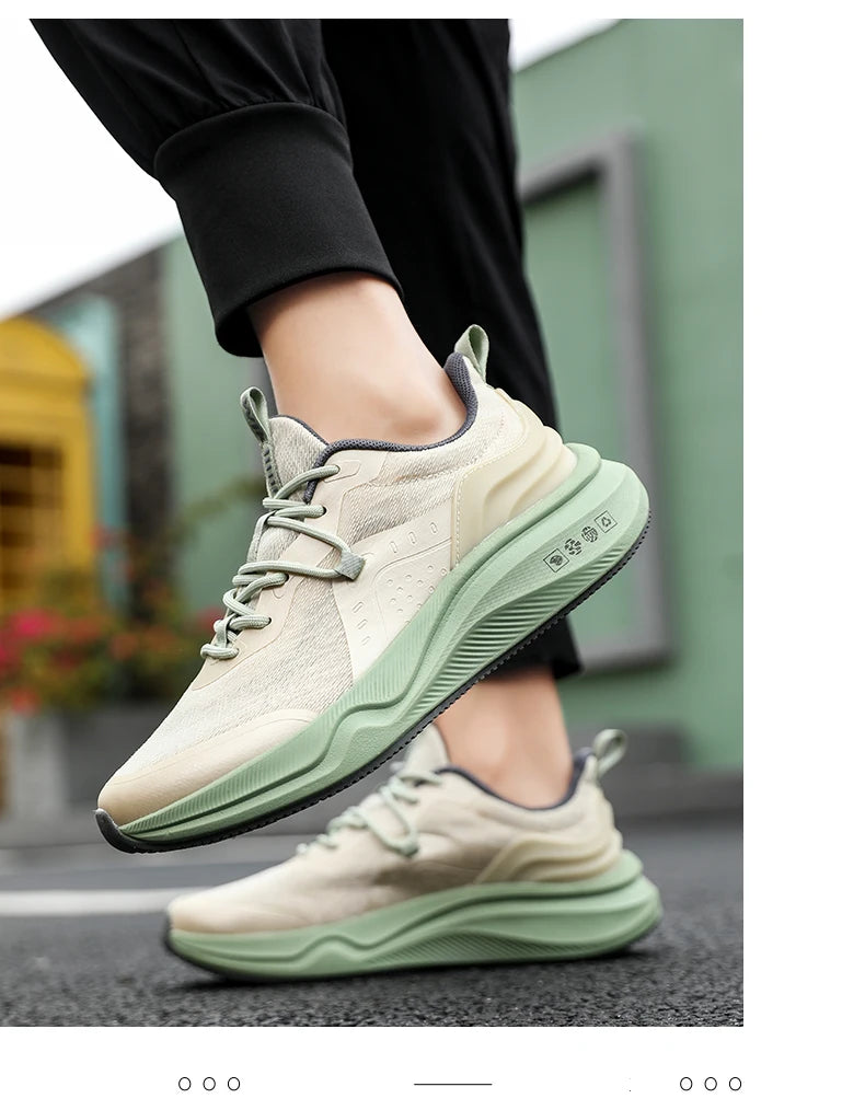 Men's All-Season Soft-Sole Canvas Shoes – Stylish & Trendy Design, Durable, Non-Slip, and Breathable Fabric. Ideal for Daily Wea