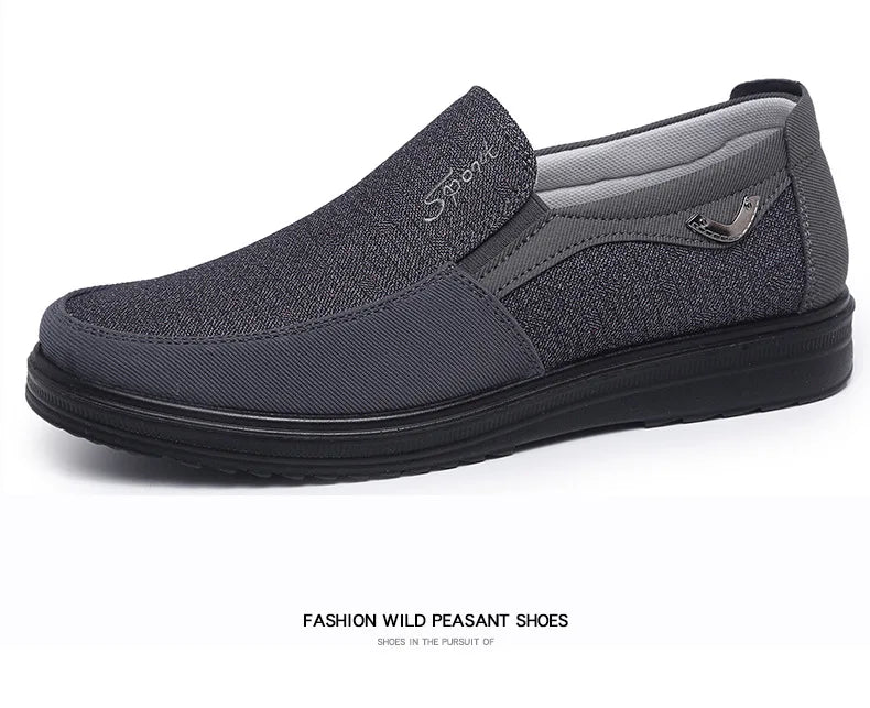 Canvas Shoes Men Classic Loafers Men Casual Shoes Breathable Walking Flat Men Shoes Sneakers Plus Size