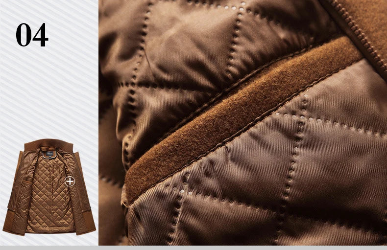 Winter Men's Jacket Oversized Wool Overcoat Solid Warm Pea Coats Thicken Casual Woolen Coat Men Clothing Parka A3F1303