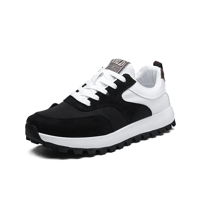 Mens Walking Shoes 2025 New Breathe Mesh Anti Slip Wear-resistant Sports Casual Sneakers Snug Daily Tennis Shoes for Man