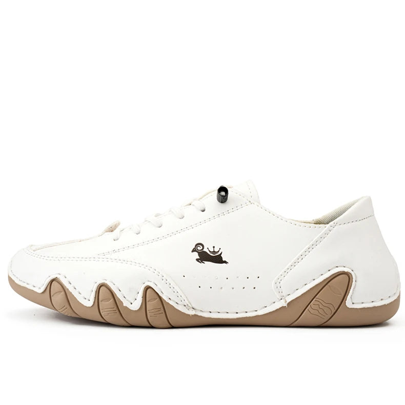 Men Leather Casual Shoes Free Shipping Sneakers Low Top Comfortable Italian Mens Shoes Luxury Designer Loafers Moccasin Shoe Man